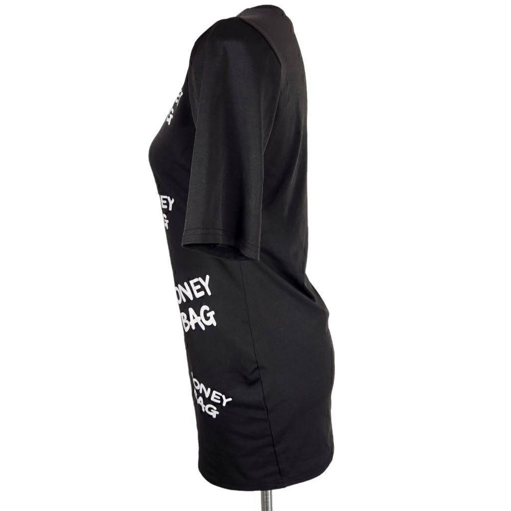 Boutique money bag black mini dress Size medium - Picture 2 of 6